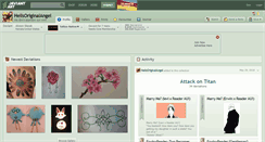 Desktop Screenshot of hellsoriginalangel.deviantart.com