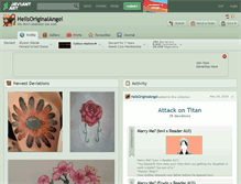 Tablet Screenshot of hellsoriginalangel.deviantart.com
