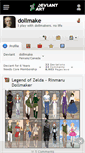 Mobile Screenshot of dollmake.deviantart.com