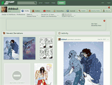 Tablet Screenshot of dididouli.deviantart.com