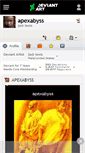 Mobile Screenshot of apexabyss.deviantart.com