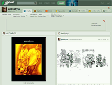 Tablet Screenshot of apexabyss.deviantart.com