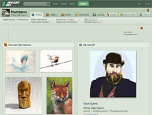 Tablet Screenshot of fourrpaws.deviantart.com
