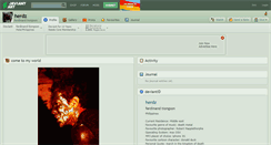 Desktop Screenshot of herdz.deviantart.com