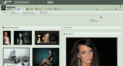 Desktop Screenshot of niightfall.deviantart.com