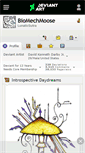 Mobile Screenshot of biomechmoose.deviantart.com