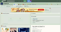 Desktop Screenshot of alwayscute.deviantart.com