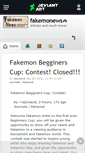 Mobile Screenshot of fakemonews.deviantart.com