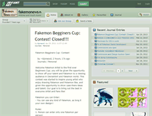 Tablet Screenshot of fakemonews.deviantart.com