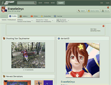Tablet Screenshot of evanelleonyx.deviantart.com