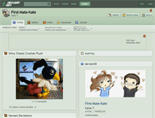 Tablet Screenshot of first-mate-kate.deviantart.com