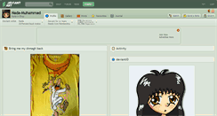 Desktop Screenshot of nada-muhammad.deviantart.com