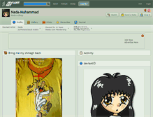 Tablet Screenshot of nada-muhammad.deviantart.com