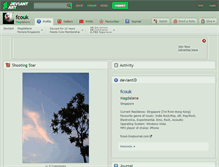 Tablet Screenshot of fcouk.deviantart.com