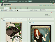 Tablet Screenshot of ghillietoes42.deviantart.com