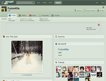 Tablet Screenshot of fusionkilla.deviantart.com