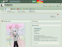 Tablet Screenshot of hieibabygirl.deviantart.com