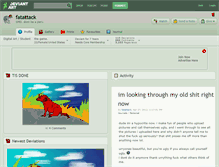 Tablet Screenshot of fatattack.deviantart.com