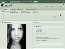 Tablet Screenshot of meyestock.deviantart.com