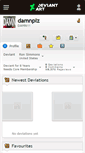 Mobile Screenshot of damnplz.deviantart.com