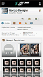 Mobile Screenshot of gonzo-designs.deviantart.com