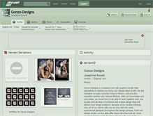 Tablet Screenshot of gonzo-designs.deviantart.com