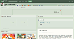 Desktop Screenshot of pkmn-trainer-kouki.deviantart.com