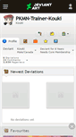 Mobile Screenshot of pkmn-trainer-kouki.deviantart.com
