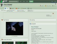 Tablet Screenshot of kovu-shukani.deviantart.com