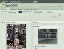Tablet Screenshot of futuramafan7810.deviantart.com