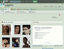 Tablet Screenshot of omegatafaria.deviantart.com