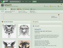 Tablet Screenshot of furious373.deviantart.com