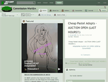Tablet Screenshot of commission-world.deviantart.com
