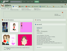 Tablet Screenshot of kefira14.deviantart.com