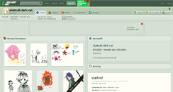 Desktop Screenshot of akatsuki-dark-cat.deviantart.com