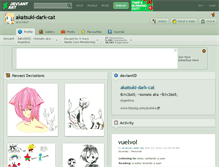 Tablet Screenshot of akatsuki-dark-cat.deviantart.com