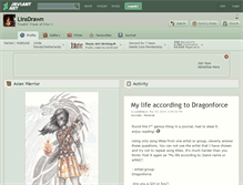 Tablet Screenshot of linsdrawn.deviantart.com