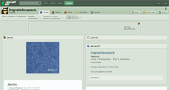 Desktop Screenshot of enigmaticreceptacle.deviantart.com