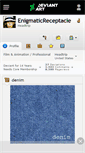 Mobile Screenshot of enigmaticreceptacle.deviantart.com