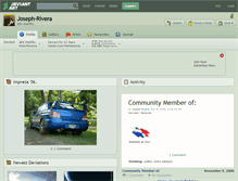 Tablet Screenshot of joseph-rivera.deviantart.com