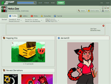 Tablet Screenshot of neko-zee.deviantart.com