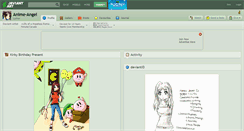 Desktop Screenshot of anime-angel.deviantart.com