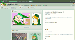 Desktop Screenshot of linkfan-girlclub.deviantart.com