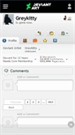 Mobile Screenshot of greykitty.deviantart.com