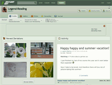 Tablet Screenshot of legend-reading.deviantart.com