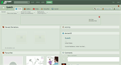 Desktop Screenshot of ileech.deviantart.com