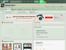 Tablet Screenshot of akatsuki-sakura.deviantart.com