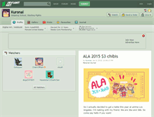 Tablet Screenshot of kuronai.deviantart.com