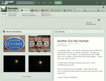 Tablet Screenshot of dunrobin.deviantart.com