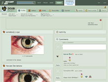 Tablet Screenshot of doubi.deviantart.com